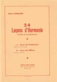 24 Lecons D'Harmonie Professeur