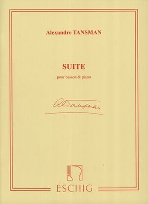 Suite Pour Basson Et Piano (fagot)