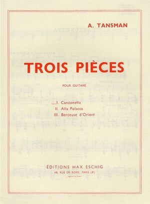 Trois Pices - No. 1 Canzonetta