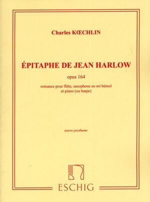 Epitaphe de Jean Harlow Opus 164