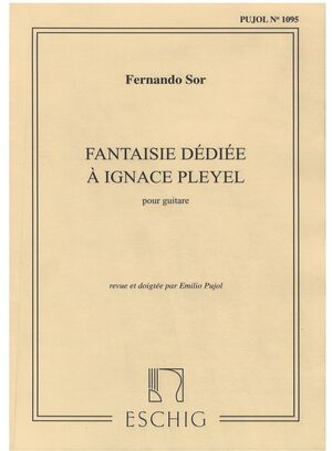 Fantaisie Pleyel (Pujol 1095) Guitare