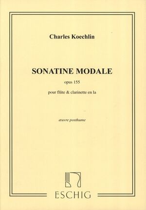 Sonatine (sonatina) Modale Opus 155