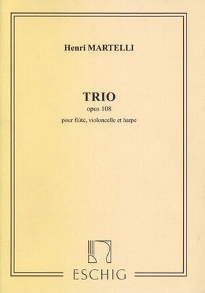 Trio op. 108- Flute-Vlc-Harpe (flauta violonchelo arpa)
