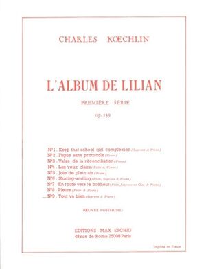 Album Lilian 1S N 9 Tout Va Bien Cht-Piano