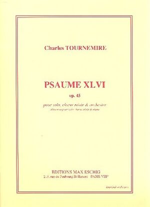 Psaume Xlvi Op 45 Choeur-Piano