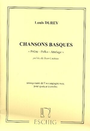 Chansons Basques Cht-Vl1-Vl2-Alto-Vlc Partition (