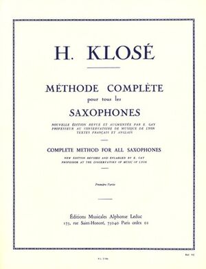 Methode de Saxophone Vol. 1