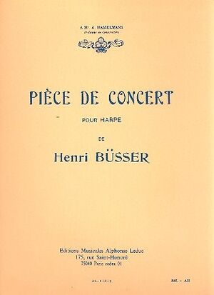 Piece De Concert (Harp Solo) (Concierto Arpa)