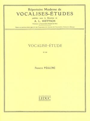 Vocalise-Etude (estudios vocales)