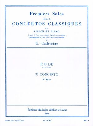 7th Concerto - 1st Solo-Violín, piano