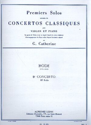Premiers Solos Concertos Classiques-Violín, piano