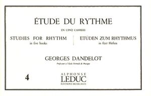 Etude (estudio) Du Rythme Vol.4