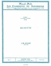 Jean-Marie Leclair: Musette-Saxofón tenor (si bemol)