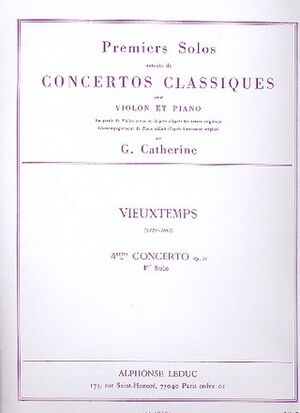 Premier Solo Extrait concerto (Concierto) No.4 Op31