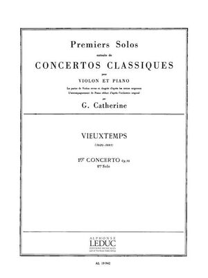 Premier Solo Extrait concerto (Concierto) No.1 En Mi Majeur