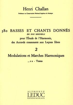 380 Basses et Chants Donns Vol. 2A