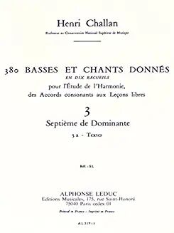 380 Basses et Chants Donns Vol. 3A