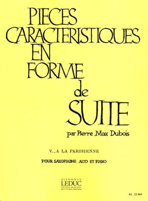 Pices Caractristiques En Forme De Suite Op.77
