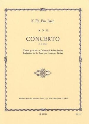 Concerto (concierto) En La Mineur