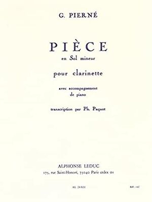 Pièce in G minor (Clarinet)