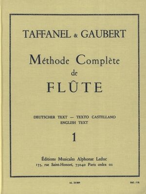 Mthode Complte de Flte (Volume 1)