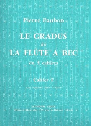 Le Gradus de la Flte a Bec Vol.E