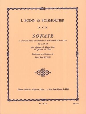 Sonate Op.34, No.3 en 4 Parties...