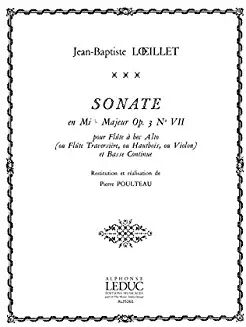 Sonate Op.3, No.7 in E flat major