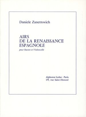 Airs de la Renaissance espagnole