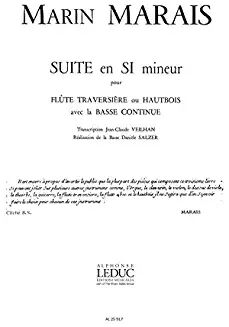 Marin Marais: Suite in B minor
