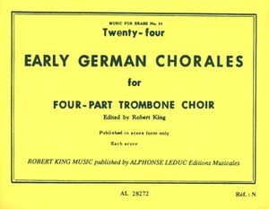 24 Early German Chorales (Trombone - Trombón Quartet)