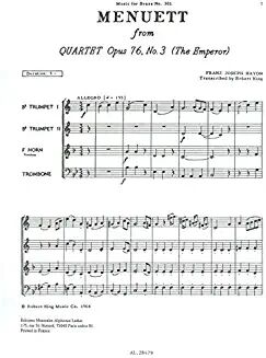 Menuet Op.76 No.3