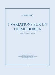 Ivan Jevtic: 7 Variations sur un Theme dorien