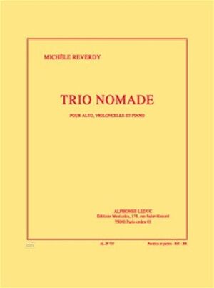 Reverdy Michele Trio Nomade Viola Cello (Violonchelo) & Piano