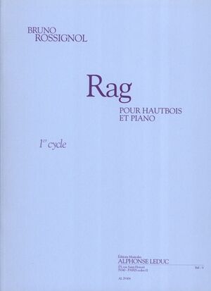 Rag (cycle 1) pour hautbois (oboe) et piano