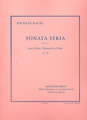Sonata Seria Op 98 Trio No. 4