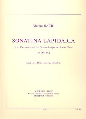 Sonatina Lapidaria Op. 108 No. 2