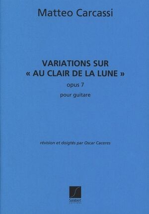 Variation Sur Au Clair De La Lune Guitare