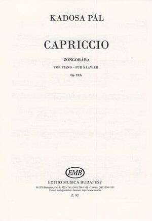 Capriccio Op.23-H Piano