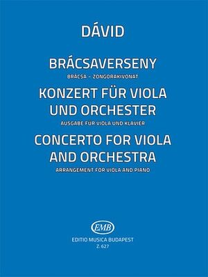 Konzert fr Viola und Orchester Viola and Piano - Concierto