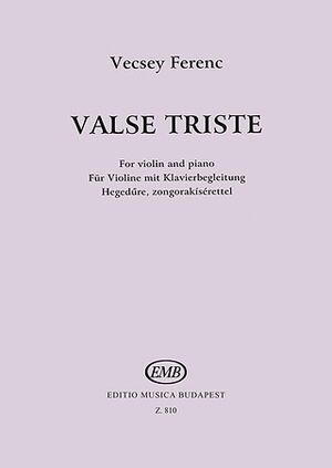 Valse Triste Violin and Piano