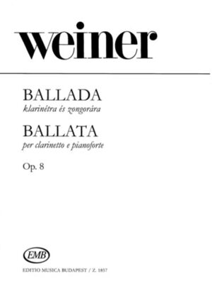 Ballade op. 8 Clarinet and Piano