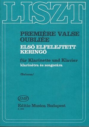 Premiere valse oubliee Clarinet and Piano