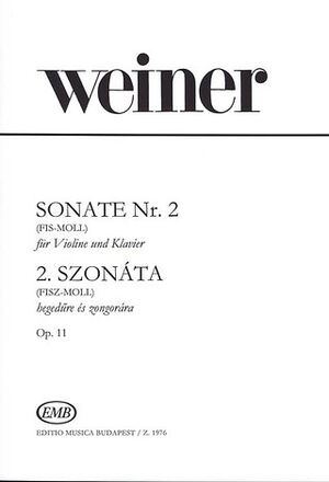 Sonate (sonata) Nr. 2 Op. 11 (Fis-Moll) Violin and Piano