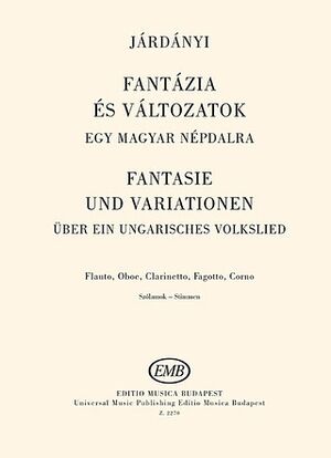 Fantasie Und Variationen ber Ein Ungarisches Volk Wind Quintet