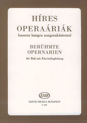Berhmte Opernarien Vocal and Piano