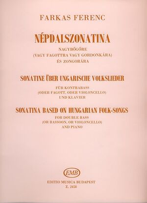 Sonatine (sonatina) ber ungarische Volkslieder fr Kontrab Mixed Ensemble and Piano