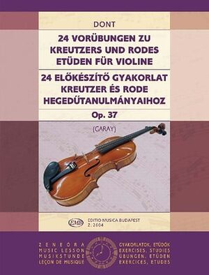24 Vorbungen op. 37  Violin
