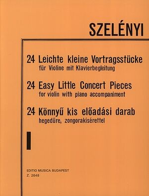 24 leichte kleine Vortragsstcke I Violin and Piano
