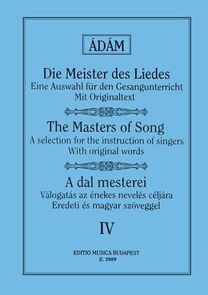 Die Meister des Liedes IV Alte italienische, fran Vocal and Piano